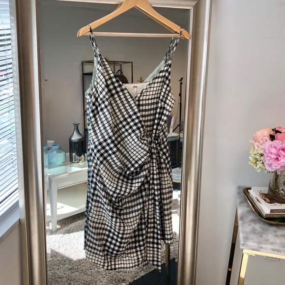 Free People Dresses & Skirts - Free People Nodia Plaid Wrap Mini Dress